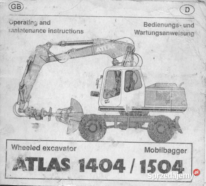 ATLAS 1404 1504 instrukcja obsługi wysyłka Kielce