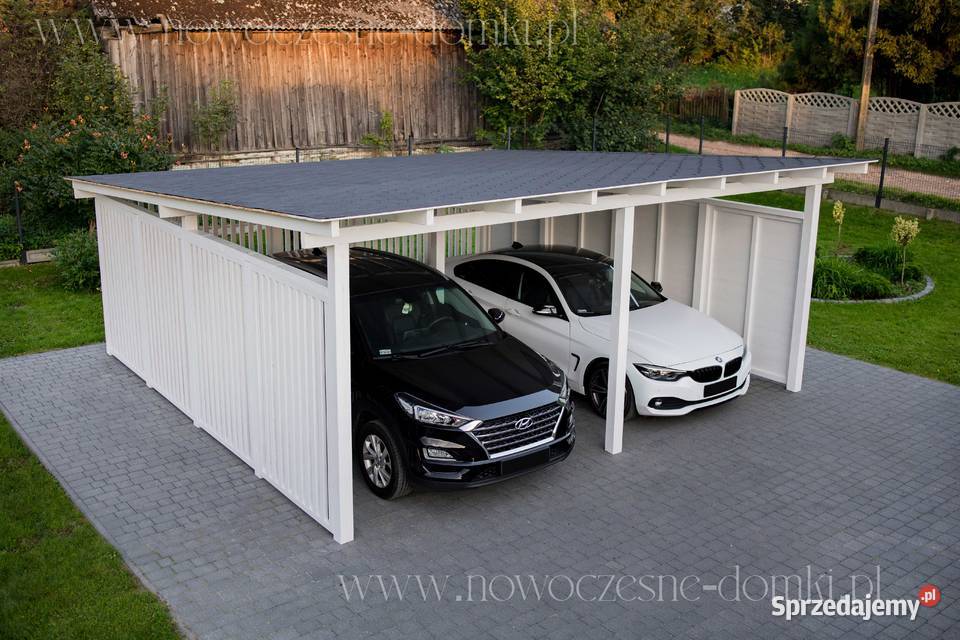 Wiata samochodowa drewniana Verona XL 6x6 Toruń