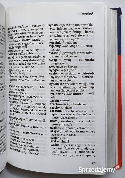 Słownik angielskopolski polskoangielski idiomy i Artykuły szkolne Radom sprzedam