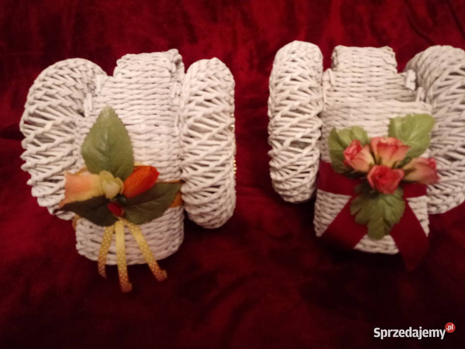 Armatka na wino z papierowej wikliny kujawsko-pomorskie Koronowo