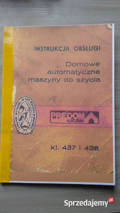 maszyna do szycia łucznik 437 438 instrukcja Stalowa Wola sprzedam