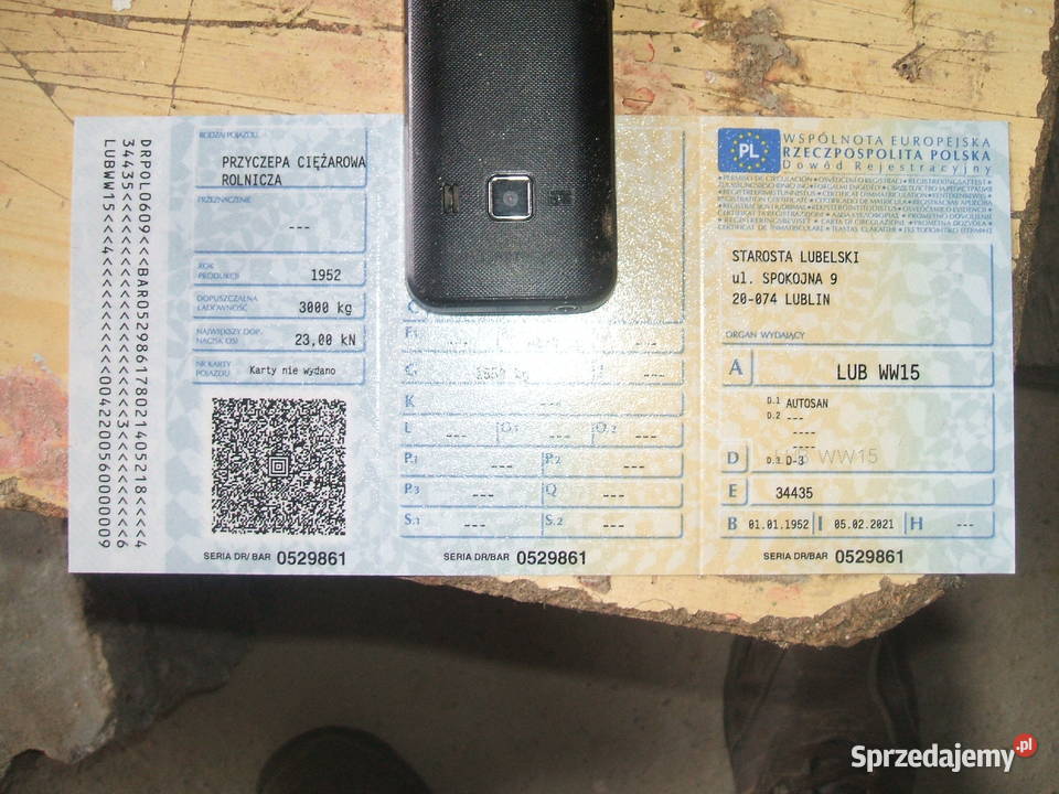 Przyczepa rolnicza nie wywrotka Autosan D3 ład Garbów