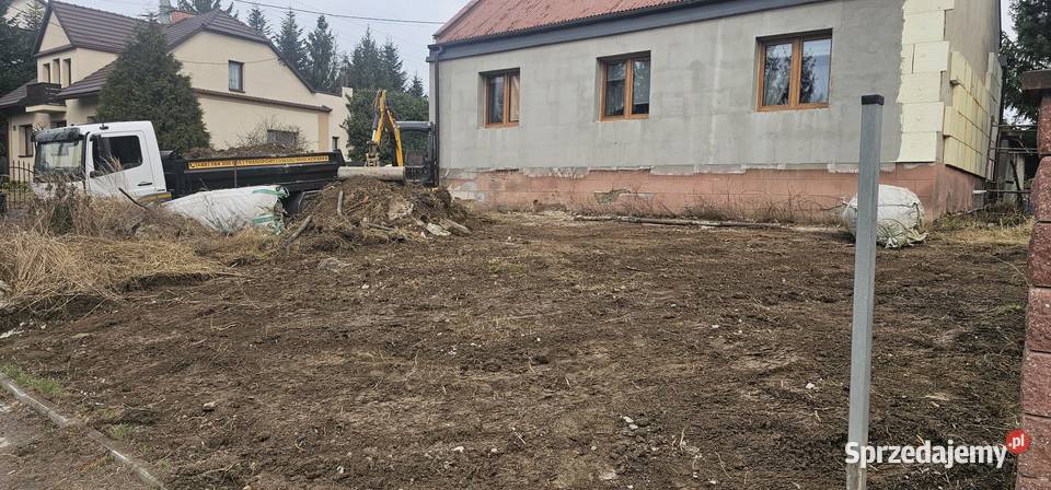Usługi koparką Kraków Wykopy i roboty ziemne