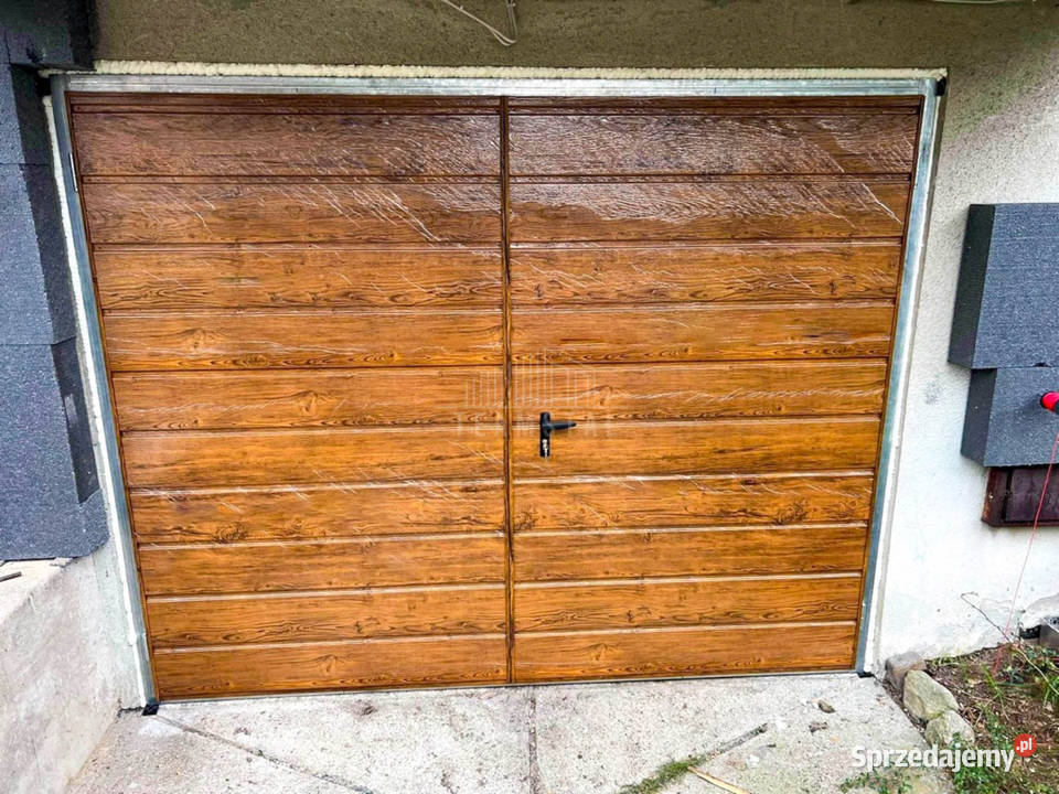 Bramy garażowe na wymiar dwuskrzydłowe ocieplone Krynica-Zdrój sprzedam
