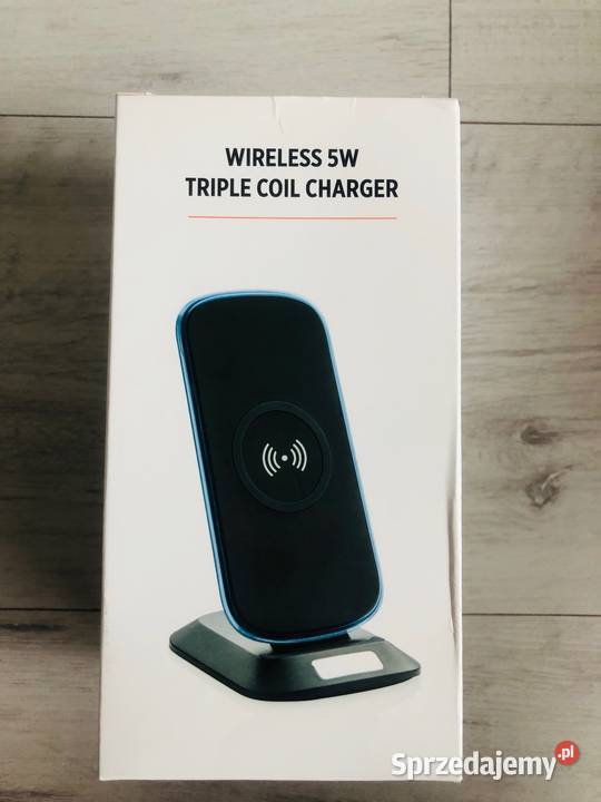 Wireless 5W triple coil charge design czarna Łódź