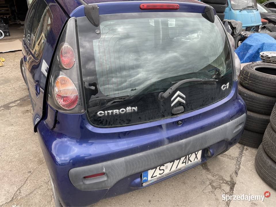 Zderzak tył tylni Citroen c1 Peugeot 107 Toyota Rok produkcji 2008 zachodniopomorskie Szczecin sprzedam