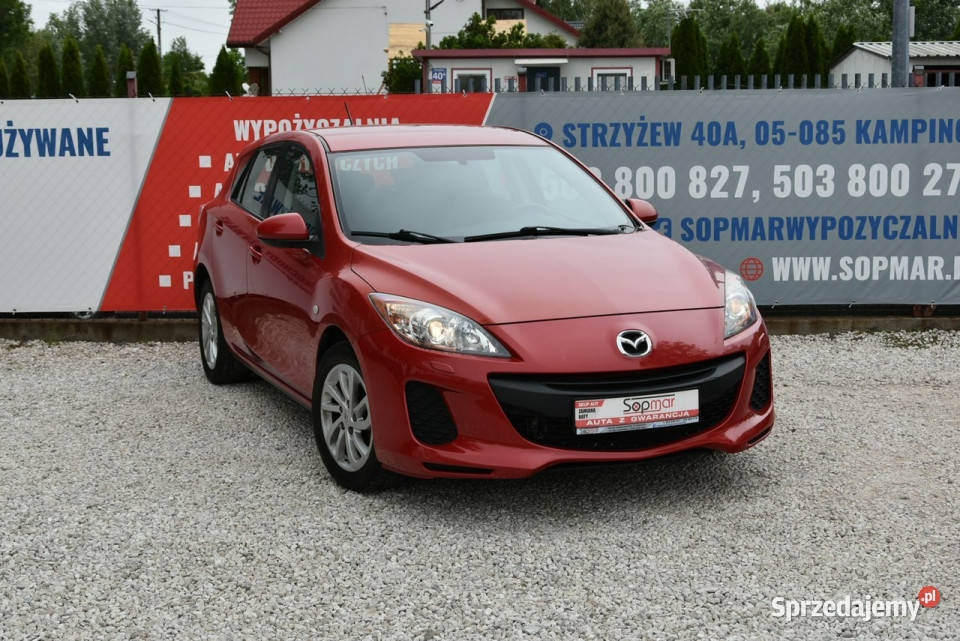 Mazda 3 16 BENZYNA 105 2012r Klima TEMPOMAT mazowieckie
