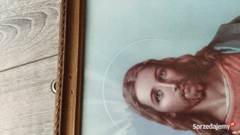 obraz najświętsze serce jezusa stary Poznań