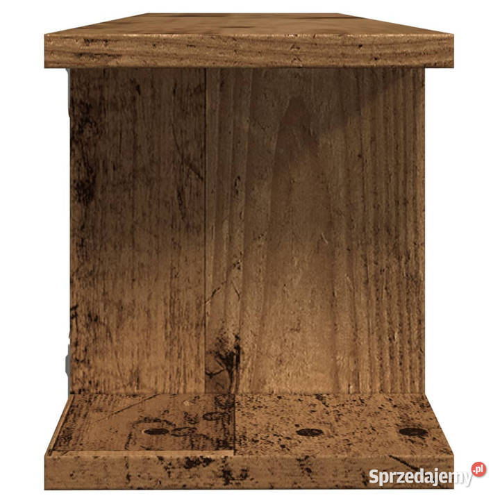 Półki ścienne 2 stare drewno 90x18x20 WM856600 sprzedam