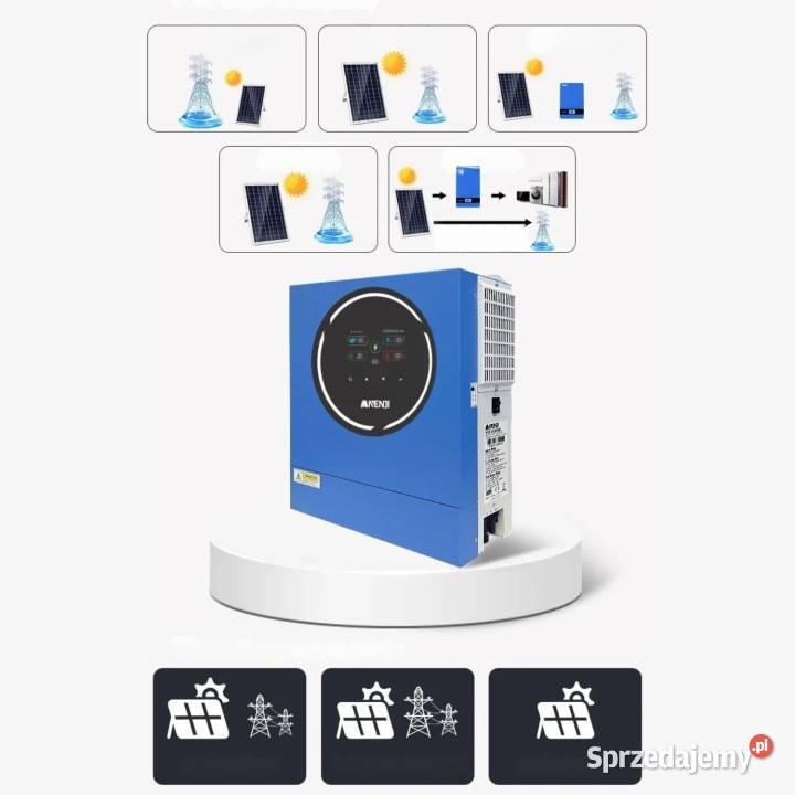 Inwerter Hybrydowy Solarny Anenji 5KW 5000W 48V