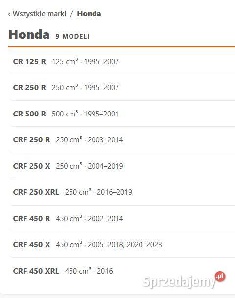 Tarcza hamulcowa MST 301EC Honda CR CRF 125 250