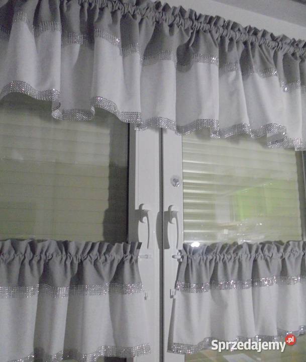 komplety na okno glamur firanki lambrekiny Włocławek