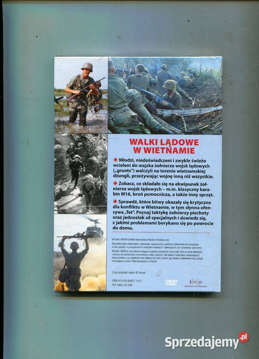 Wojna i Broń Walki lądowe w Wietnamie Film DVD Szczecin