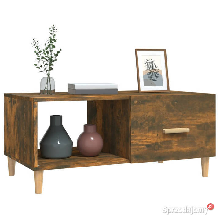 Stolik kawowy przydymiony dąb 895x50x40 WM817513 sprzedam