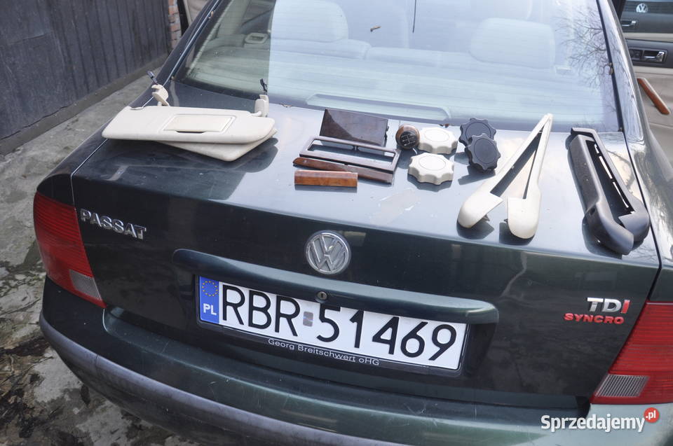 Passat B5 Boczki Beżowe Nie Skóra Drewno Galka Rzeszów