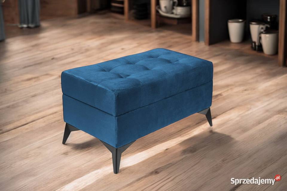 Pufa Tapicerowana Z Pojemnikiem Vegas Granatowa wielkopolskie Tarchały Małe