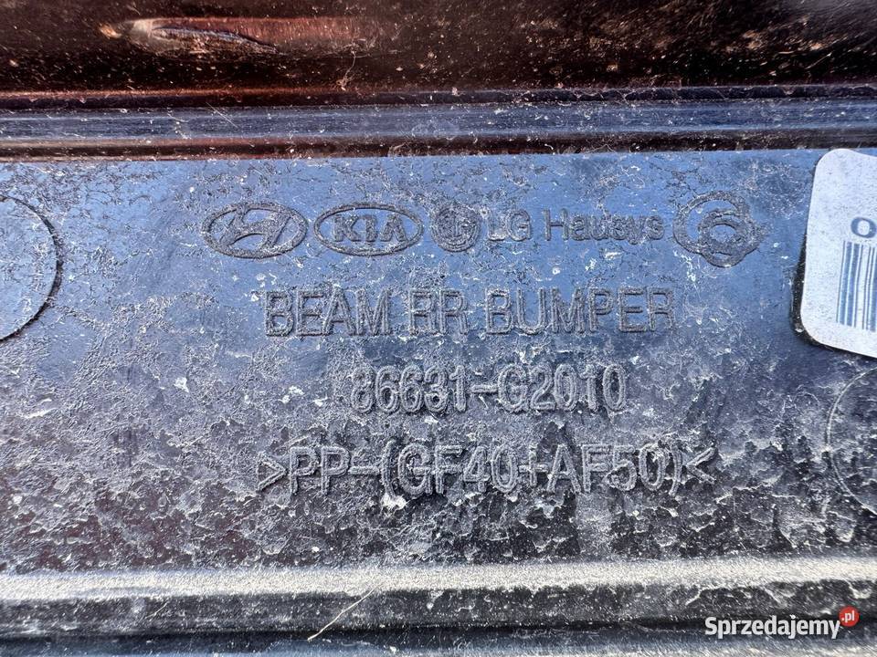 Wzmocnienie belka zderzaka tył HYUNDAI IONIQ 4 osobowe małopolskie Brzesko