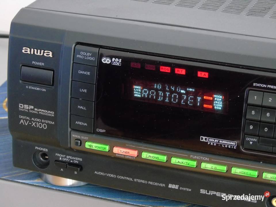 Wzmacniacz z radiem Aiwa AVX100 mocny i sprawny Jasło