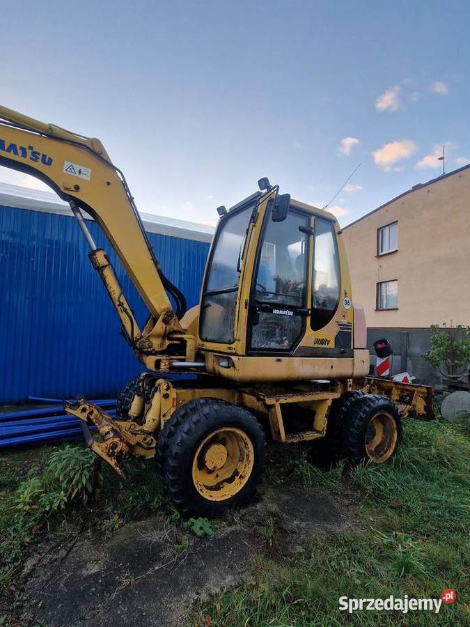 Koparka kołowa obrotowa KOMATSU PW75 Szybkozłącze Koparki