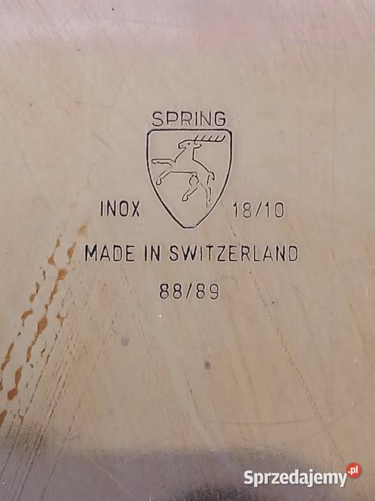 Duża miedziana patelnia do serwowania grube dno mazowieckie Warszawa