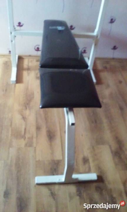 lawka dwie sztangi 60 obciazenia Choszczno