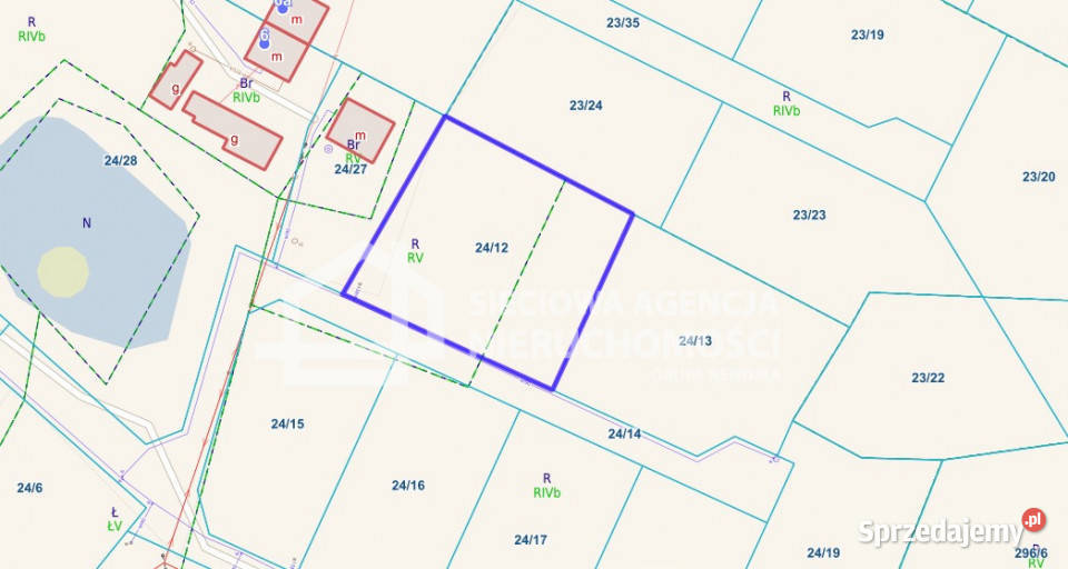 sprzedaży działki Mezowo 1620m2 Sprzedaż