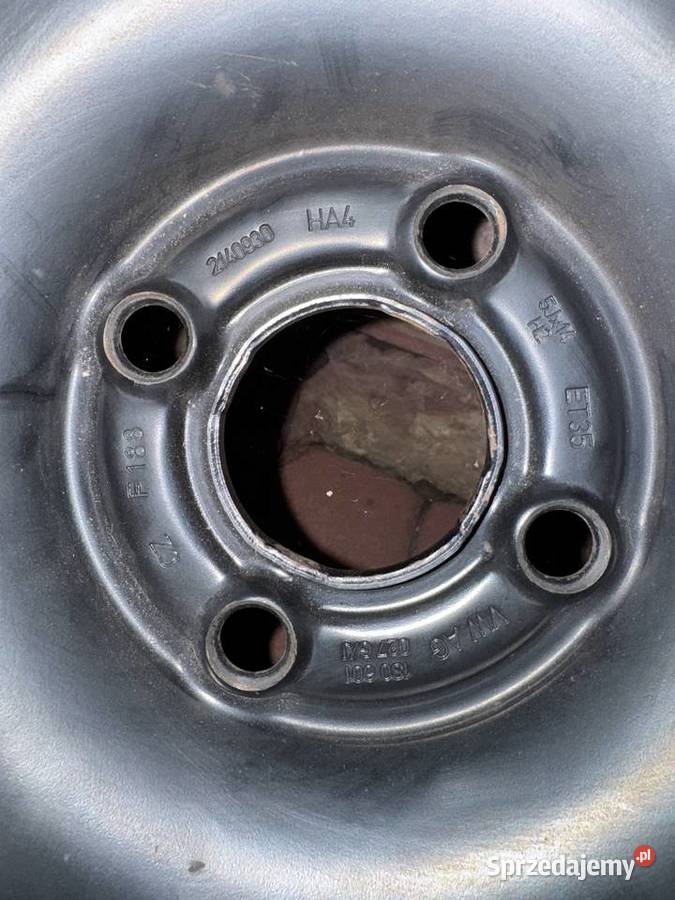 4x Felgi stalowe 4x100 VW UP SKODA 14