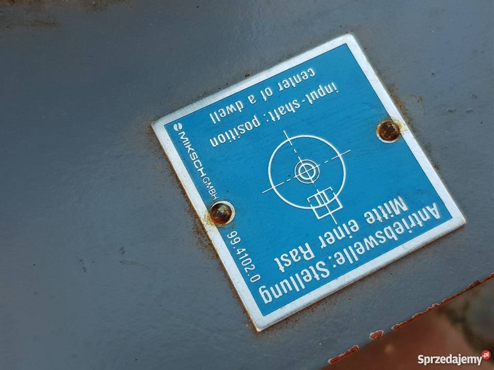 Motoreduktor SEW Napęd Przekładnia Miksch 037KW Pozostałe Nowy Tomyśl