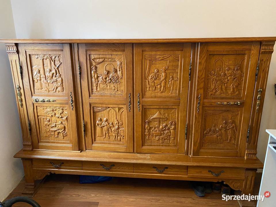 Komoda rzeźbiona piękna kujawsko-pomorskie Toruń sprzedam