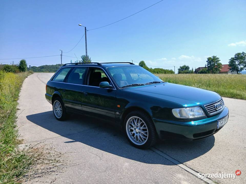 Audi A6 C4 26 V6 1996r Alufelgi Kombi Zielony światła do jazdy dziennej A6 Motoryzacja małopolskie