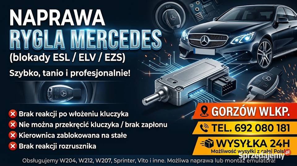 blokada rygiel mercedes gorzów Gorzów Wielkopolski