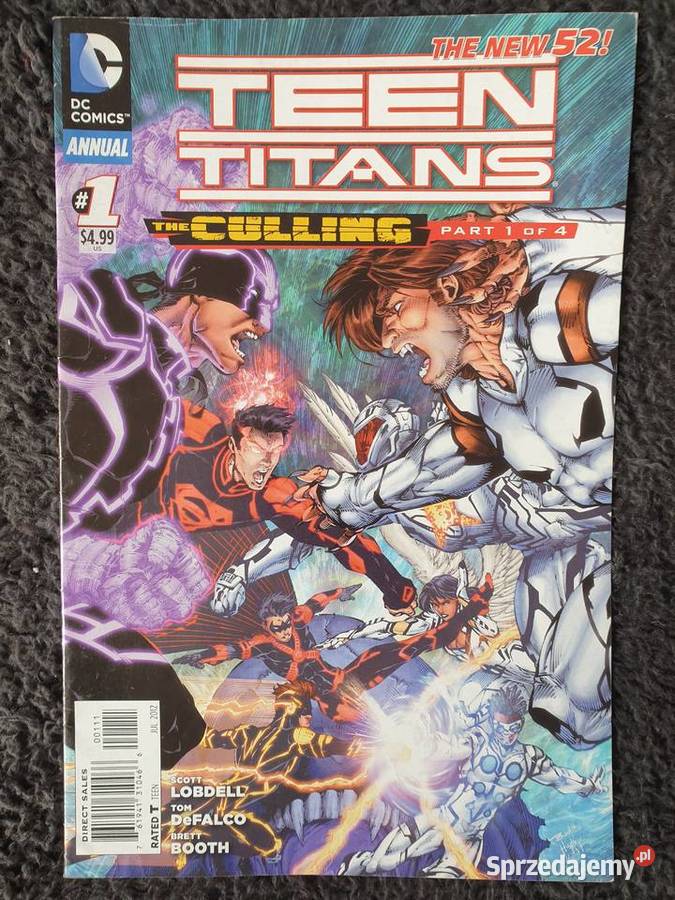 Teen Titans zestaw 9 komiksów DC USA