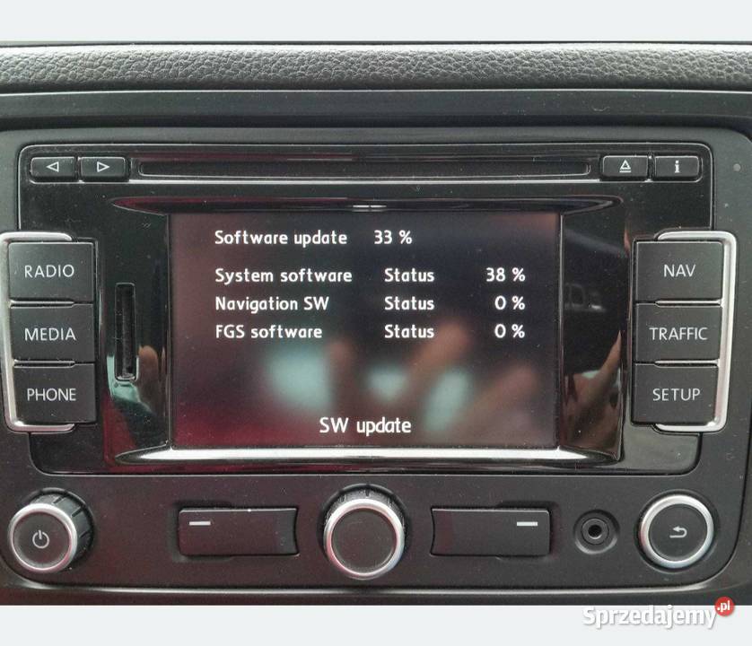Polskie menu polski lektor Mapa VW RNS 310 V12 GPS i akcesoria łódzkie Aleksandrów Łódzki