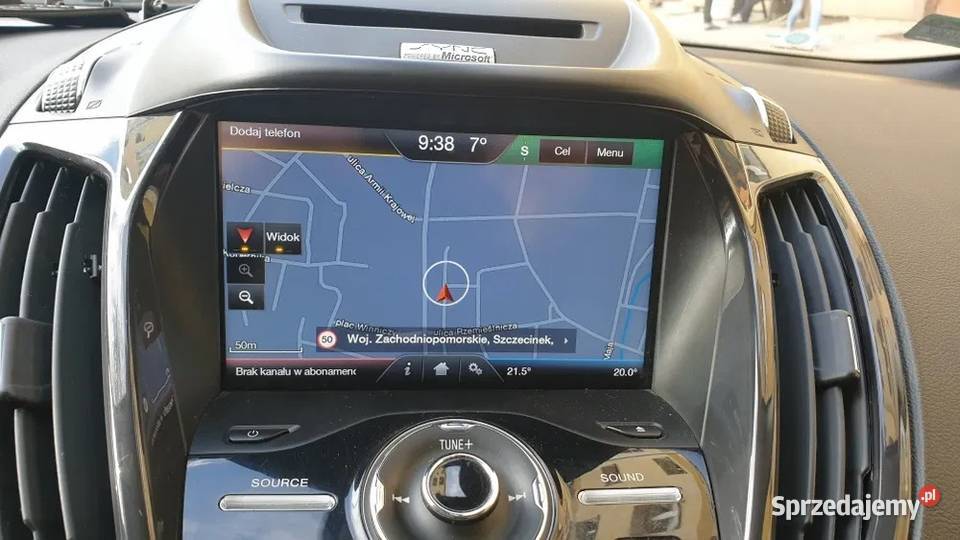 FORD Sync 2 Sync 3 Android Auto menu MAPA USA Szczecinek