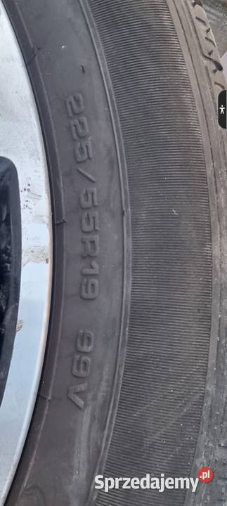 Alufelgi 19 cal 5x1143 opony letnie Samochodowe Trzebiatów
