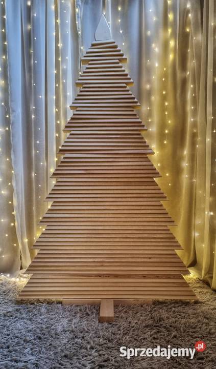 Choinka drewniana ekologiczna naturalne drzewko Kalety