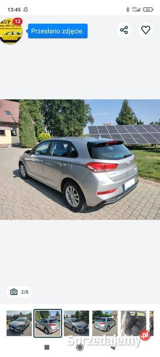 Hyundai i30 10b grafitowy lubelskie Wólka Cycowska