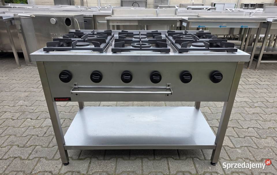 Kuchnia Gazowa 6 Palnikowa KROMET 36 kW M1089 N
