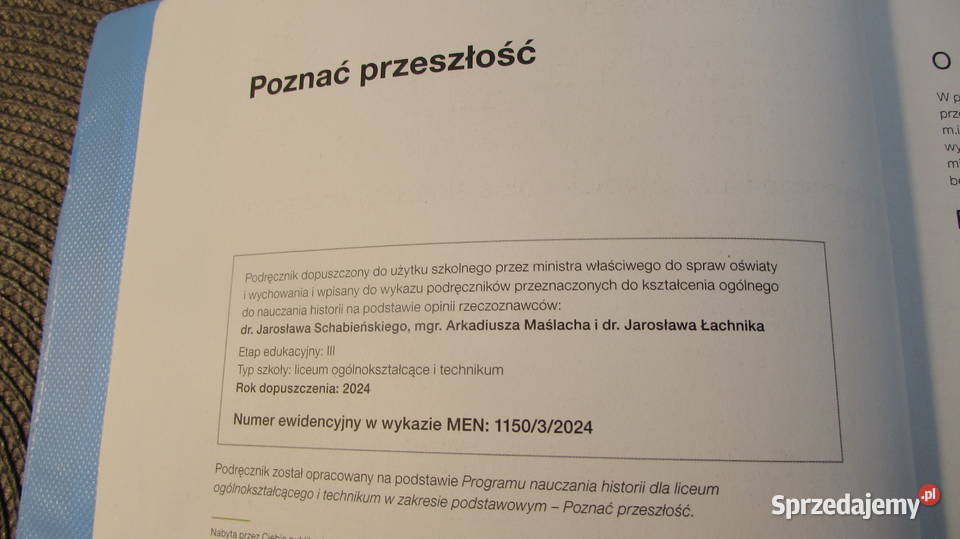 Podręcznik Poznaj przeszłość 3 Kraków sprzedam