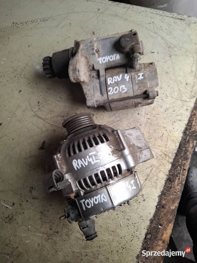 TOYOTA RAV 4 I 20 rozrusznik alternator 9400r Układ elektryczny, zapłon Kielce