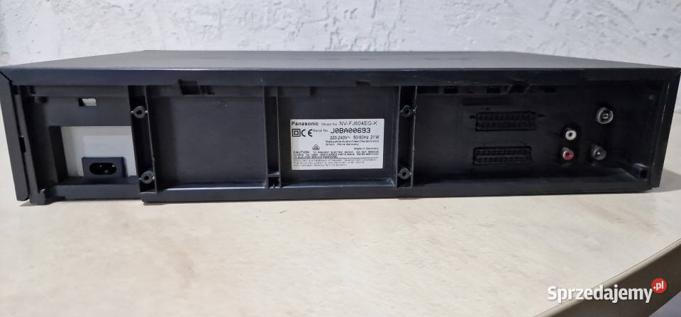 Video magnetowid Panasonic NVFJ604 NV FJ 604 VHS wielkopolskie Międzychód