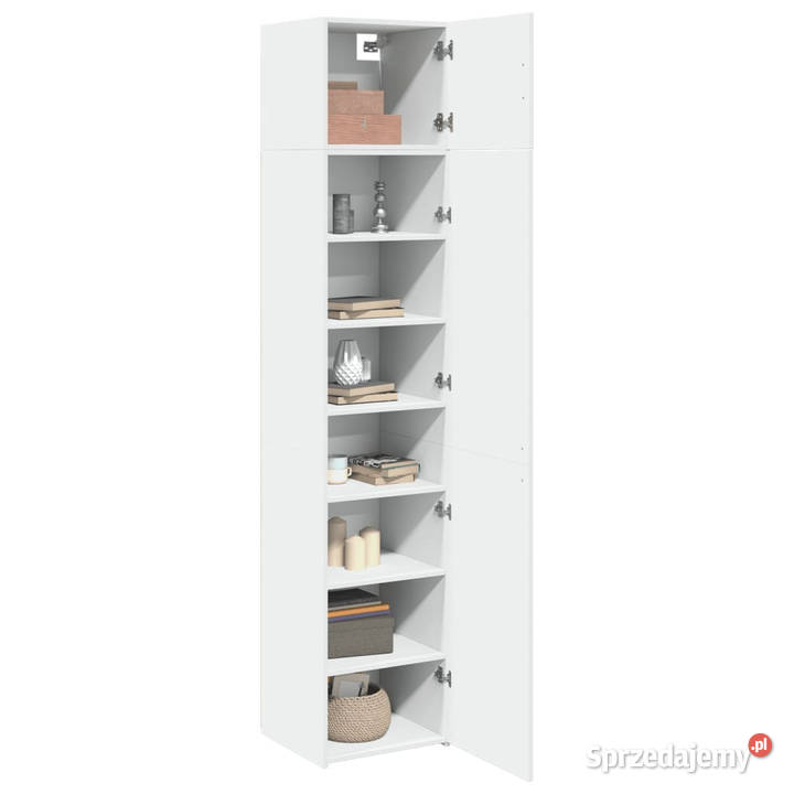 Wąska szafka biała 45x425x225 materiał mazowieckie Warszawa sprzedam