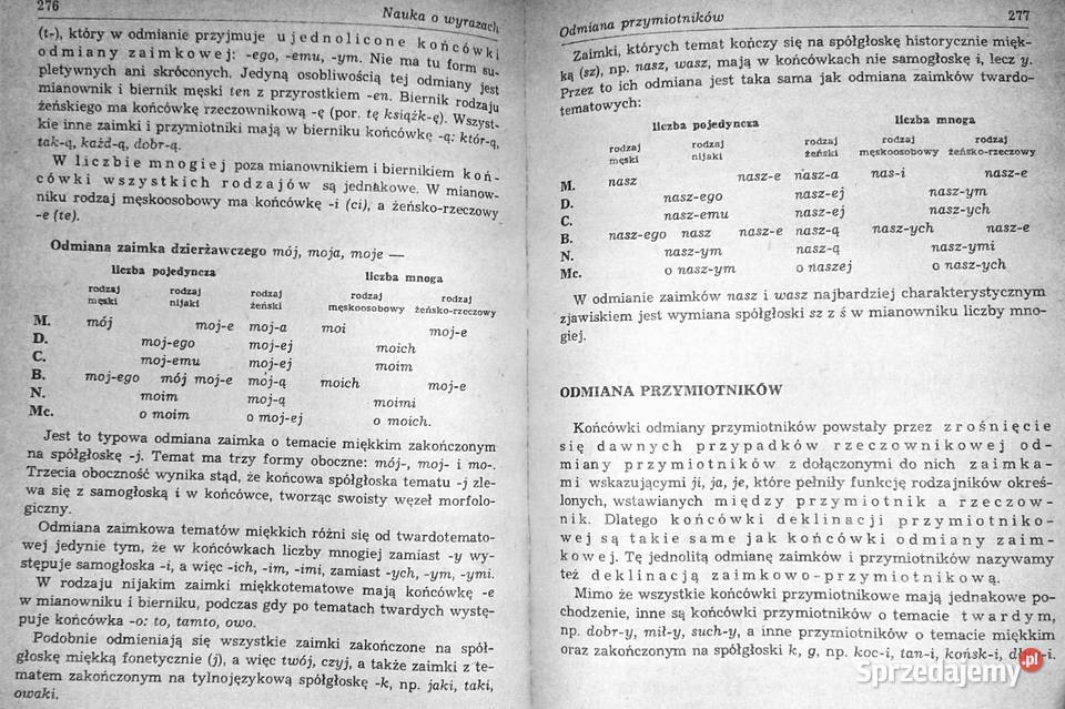 Gramatyka języka polskiego Zarys popularny Piotr Chełm sprzedam