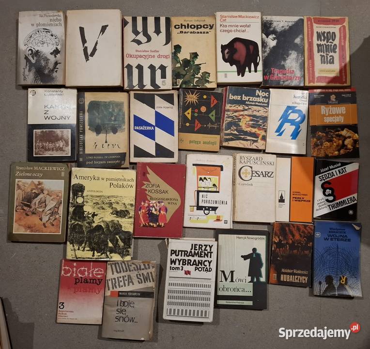 Książki różne zestaw Kajetany