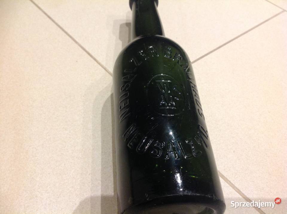 Stara Butelka Szklana NEUSALZER BRAUHAUS NEUSALZ Nowa Sól