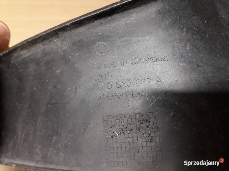 SKODA YETI LIFT CHLAPACZ LEWY PRZÓD 5L0853887A osobowe Karoseria Międzychód