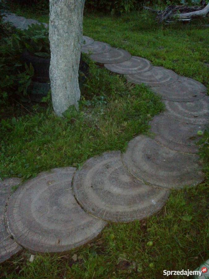 Na ścieżkipień betonowy duży lubuskie Kargowa