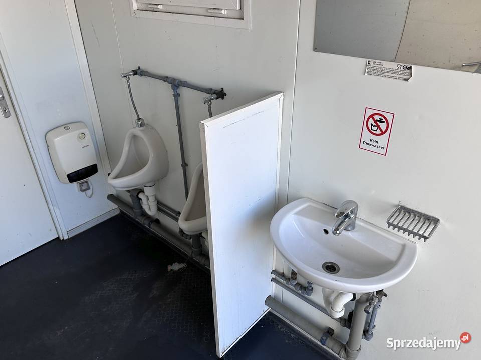 KONTENER SANITARNY 256 2x PRYSZNIC 2x WC 2x dolnośląskie Wrocław