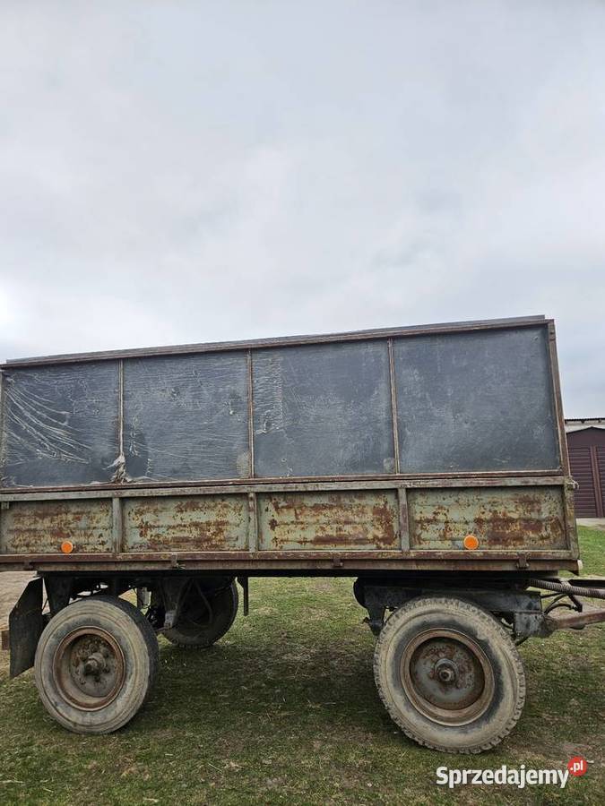 Zabudowa objętościowa przyczepa rolnicza D46D47 Świerkowo sprzedam