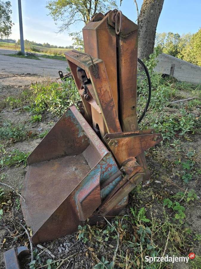 Ładowacz hydrauliczny na tył traktora Ładowacze czołowe podlaskie Szołtany